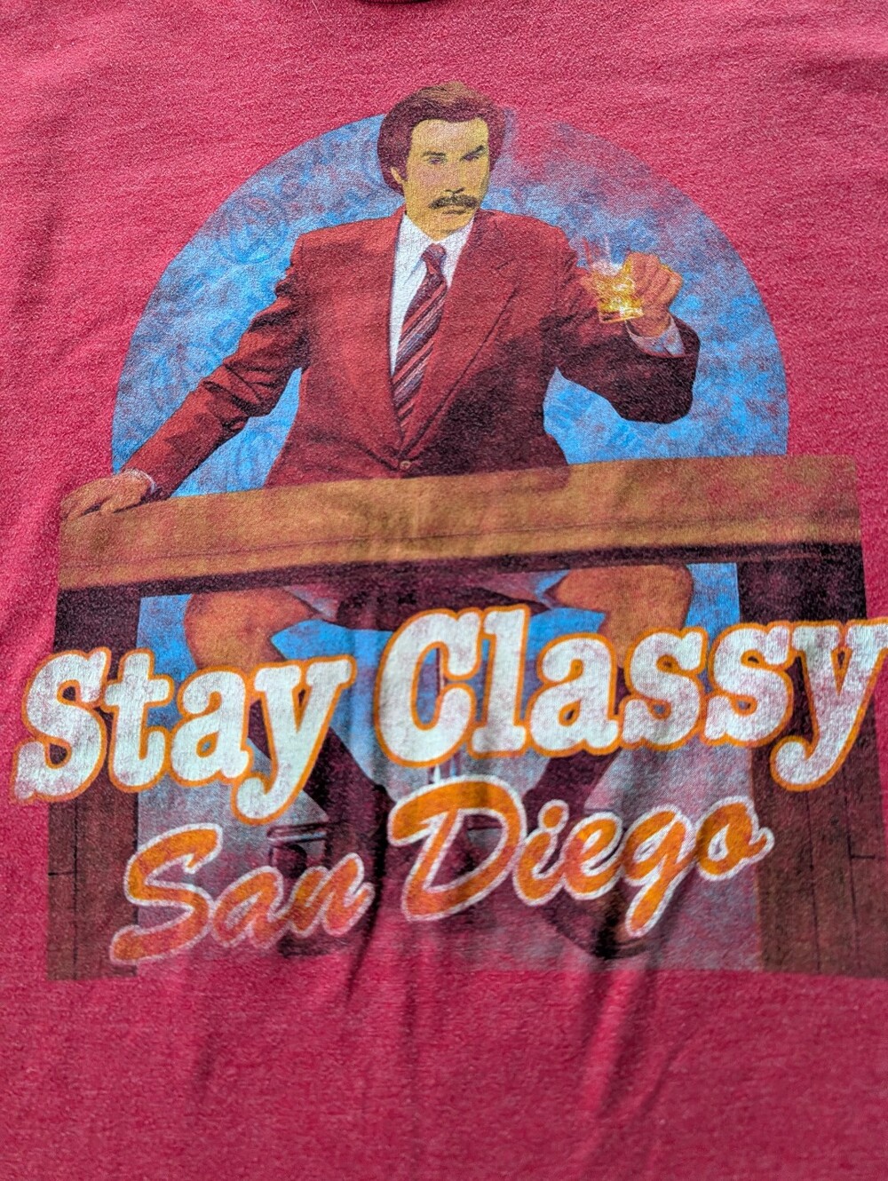 Stay Classy San Diego TShirt. Size XL.  Short Sleeves.